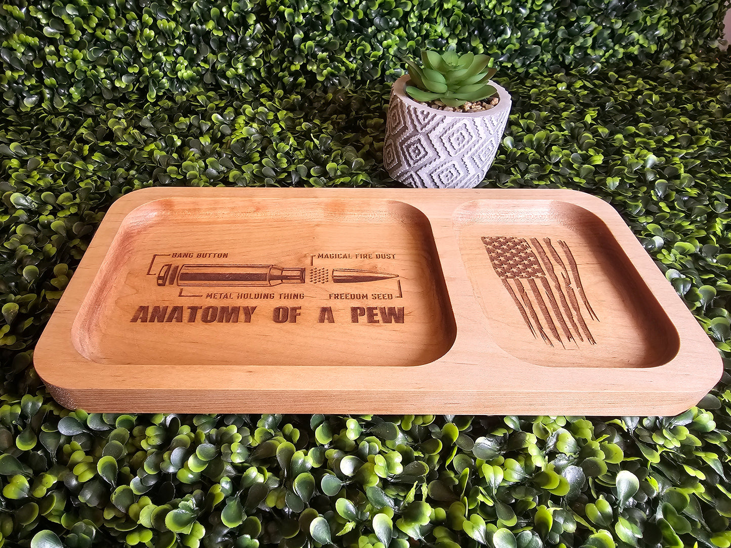 Anatomy of a pew Change Tray