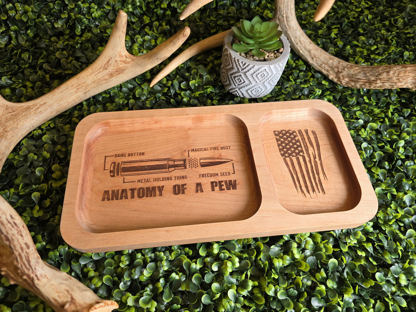 Anatomy of a pew Change Tray